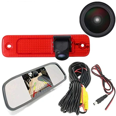 Image of HD IP68 1280 x 720 Pixels 1000 TV Lines Top Lamp Brake Light Rear View Camera Can Adjust Angle Infrared Night Vision for Transit Transporter Van 3/MK7 Tourer/Furgon MK4