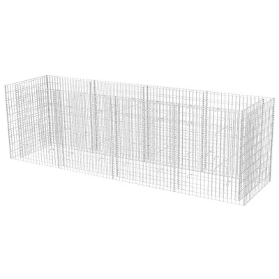 Image of vidaXL Gabion Raised Bed Steel 360x90x100 cm
