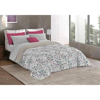 Image of Italian Bed Linen MB HOME ITALY “Fantasy Winter quilt, Flor, 170x260 cm