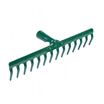 Image of 39 cm 14 Tooth Teeth Replacement Rake Head Garden Lawn Leaf Leaves Metal