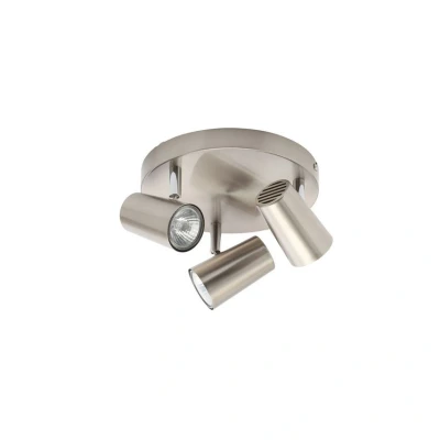 Image of Inlight Harvey 3 Light Ceiling Spotlight Satin Nickel