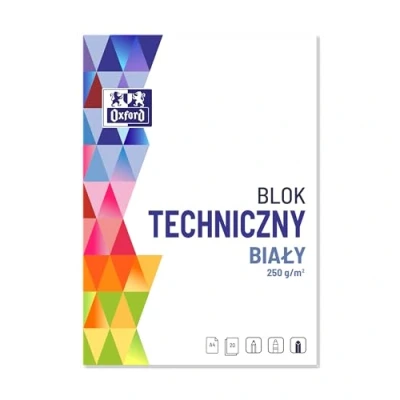 Image of Oxford Technical Pad A4 10 Sheets White 1 Piece 250 g/m2
