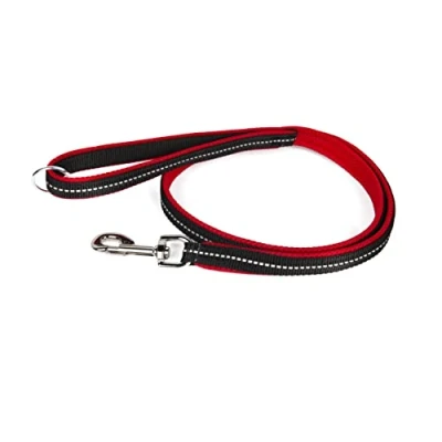Image of IDC Powair Leash, Size: 1,2 m with Handle and Large Carabiner, Red