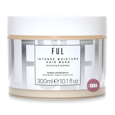 Image of FUL Intense Moisture Hair Mask Made in UK Deep Conditioning For Dry Hydrating Coconut Oil Treatments Damaged All Types