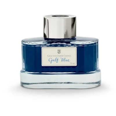 Image of Graf von Faber Castell Ink Bottle Gulf Blue 75ml,141018
