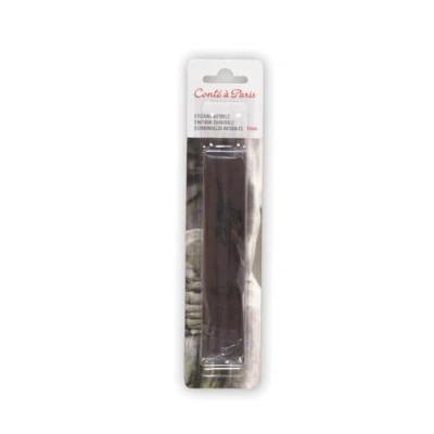 Image of Conté à Paris 11mm Round Natural Charcoal (Pack of 3)