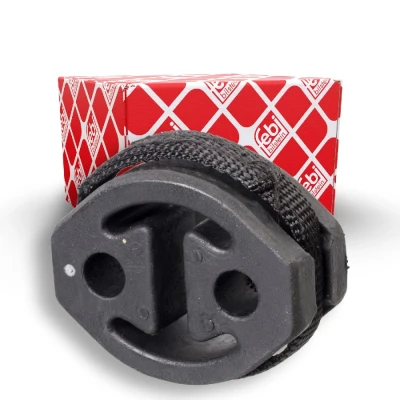 Image of 46546376 Rubber Buffer, silencer FEBI BILSTEIN 107334 Rear, Centre FIAT: Panda II Hatchback, 500X