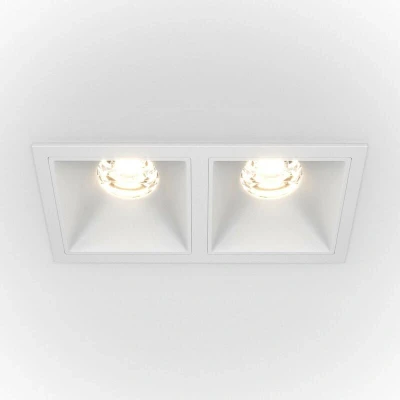 Image of Maytoni Alfa LED Twin Dimmable Recessed Downlight White, 1000lm, 3000K