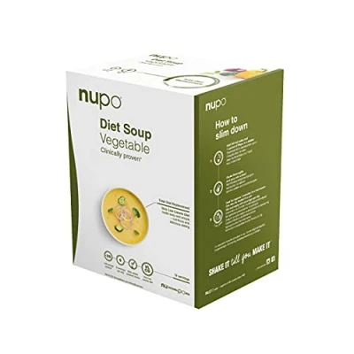 Image of NUPO Diet Soup Vegetable Premium Meal Replacement for Weight Management I Clinically Proven Meals Efficient Control 12 Servings VLCD, Gluten Free, GMO Free