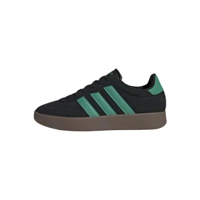 Image of adidas Men&#039;s BARREDA Shoes, core Black/Court Green/GUM5, 12 UK