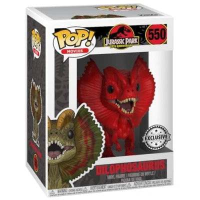 Image of Jurassic Park POP! Movies Vinyl figurine Dilophosaurus (Rd) Exclusive 9 cm