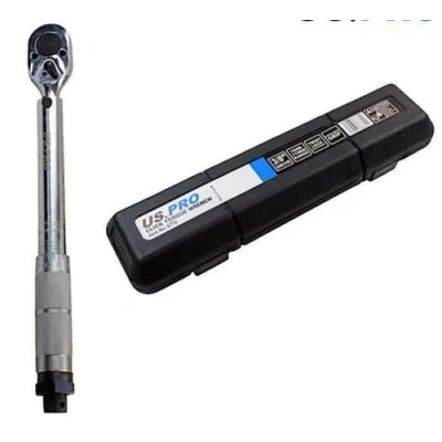 Image of U.S PRO 3/8&quot; Drive Click Torque Wrench 19 110 NM / 8 80 ft/lbs 6770