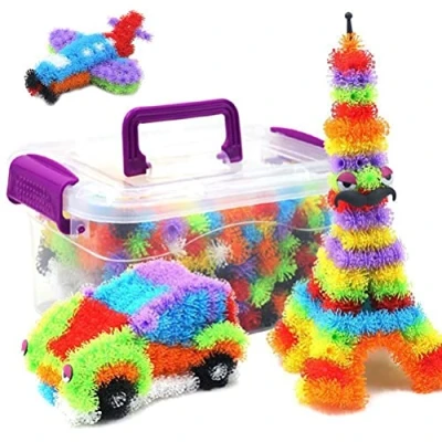 Image of Rvtkak Educational Toy Sticky Balls Toys Creative DIY Thorn Building Block for Children Over 3 Years Old