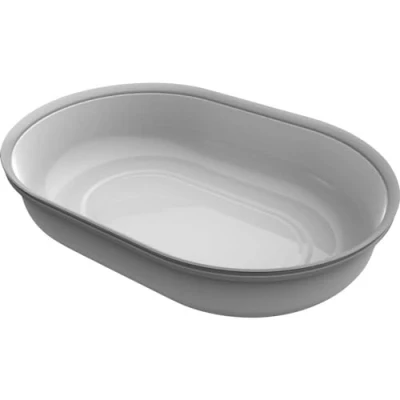 Image of Sure Petcare SureFeed Single Bowl with Integrated Seal, Compatible Microchip Pet Feeder Sealed Lid, Works for Wet and Dry Food, Keeps Food Fresh, Grey