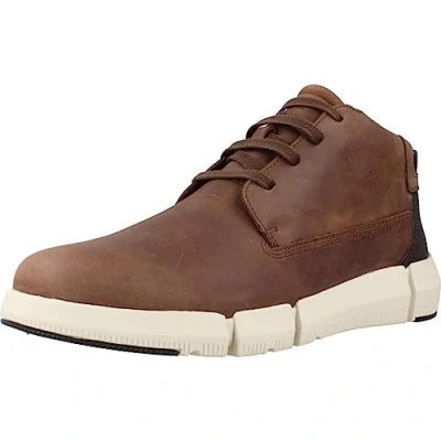 Image of Geox Men&#039;s U Adacter H Ankle Boot, Dk Brown, 8 UK
