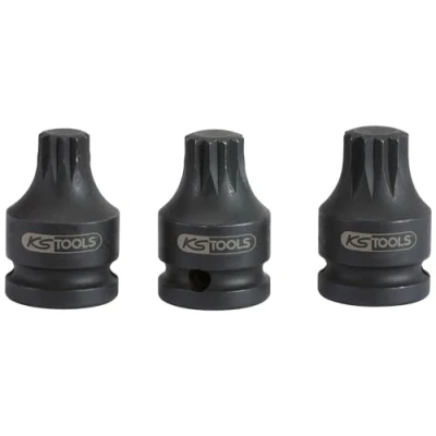 Image of SK Hand Tool 1/2&quot; Impact Socket, XZN, M14 Short, Stainless Steel, One Size