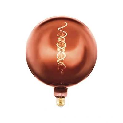 Image of EGLO Globe LED bulb G200 E27 4W 1,600K filament copper
