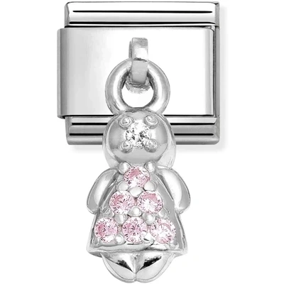 Image of Nomination Pink Girl Charm