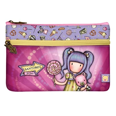 Image of SANTORO Gorjuss Flat Pencil Case with Pocket First Prize