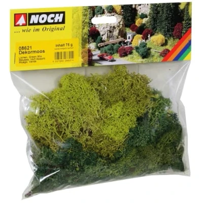 Image of Noch 08621 Lichen Green Mix Assorted Landscape Modelling