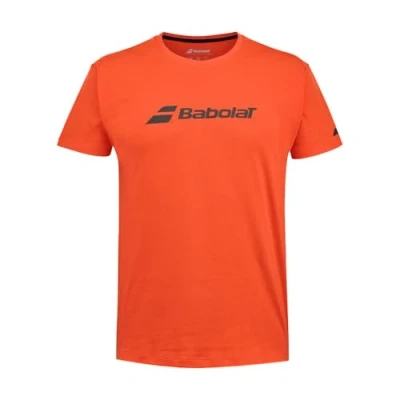 Image of Babolat Men&#039;s Exercise Tee T Shirt, Red, S