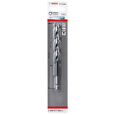 Image of Bosch Professional impact Control HSS Twist Drill Bit (for metal, 10 x 87 133 mm, accessories for drills)