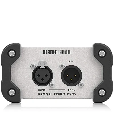 Image of Klark Teknik DS20 Pro Splitter 2 Passive 1 In/2 Out Signal with Midas Transformer and Extended Dynamic Range