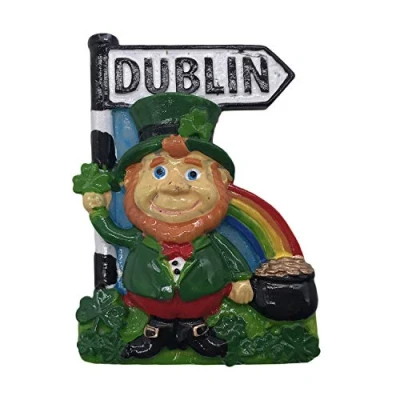 Image of 3D Dublin Ireland Refrigerator Magnet Tourist Souvenirs Resin Magnetic Stickers Fridge Home &amp; Kitchen Decoration from China