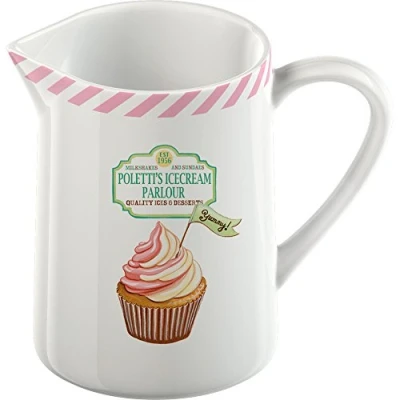 Image of Creative Tops 1 Litre Retro Treats 50&#039;s Vintage Style Stoneware Jug, Multi Colour