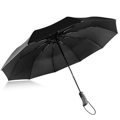 Image of umbrella Windproof Travel Umbrella,Wind Resistant, Small,Compact, Light, Automatic, Strong, Mini, Folding and Portable,Backpack, Car, Purse Umbrellas for Rain, 43 inch, compact