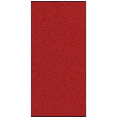 Image of vidaXL Red/Black Rectangular Doormat 250x120 cm Indoor/Outdoor Medium Pile Polyamide Home Office Entryway Balcony Use