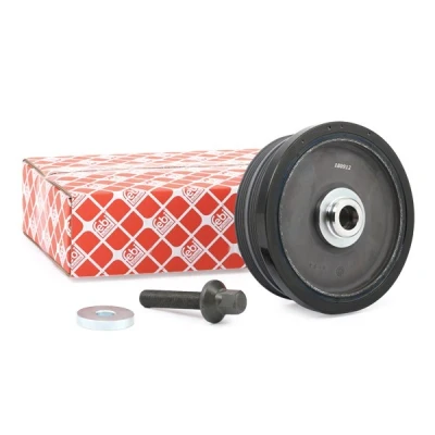 Image of 11237787304, 11237787304S1, 11237790921, 11237790921S1, 11237793882 Crankshaft Pulley FEBI BILSTEIN 34166 BMW: 3 Touring, Compact, 5 Saloon