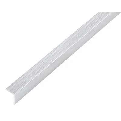 Image of GAH Alberts self Adhesive, Aluminium Angle Profile, Chrome Design, 1000 mm x 10 mm, 488505, Silver, 489007