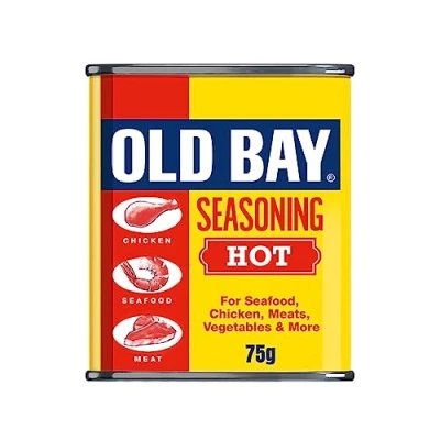 Image of Old Bay Hot Seasoning 75 G Flavourful Taste Blend of 14 Herbs and Spices Chilli with Flakes Versatile Spice, All purpose Perfect for Meat, Chicken, Pasta Pop Corn