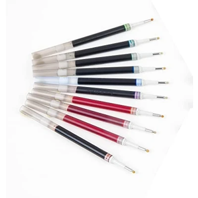 Image of Pentel LR7 Pack EnerGel Ink Refill Ultra Smooth Instant Drying 0.7mm Tip Assorted Colours 27