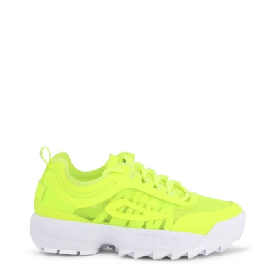 Image of Fila Disruptor Run Womens Yellow Trainers Size EU 38