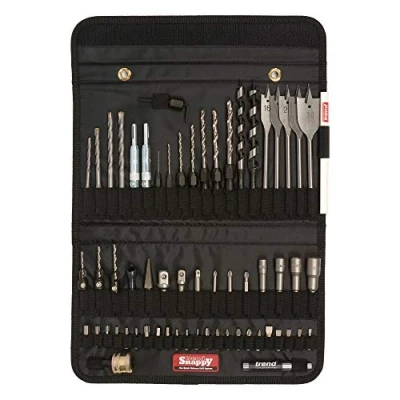 Image of Trend Snappy Complete Drill Bit and Tool Set, 60 Piece Selection Set with Assortment of Quick Release Drilling &amp; Screwing Tools, SNAP/TH2/SET