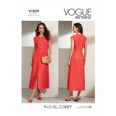 Image of Vogue Patterns V1859F5 Misses Dress F5 (16 18 20 22 24)