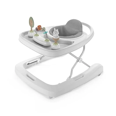 Image of Ingenuity Spring &amp; Sprout First Forest 3 in 1 Baby Activity Walker, Push Behind Walker with Removable Nature Inspired Toys, Adjustable Height, Foldable, Gender Neutral, 6 Months +, Multicolored