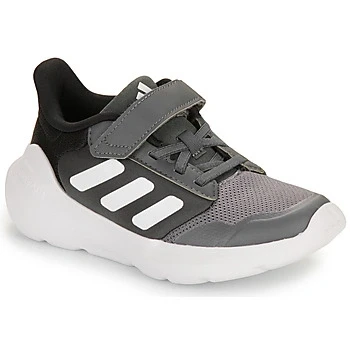 Image of adidas Performance Tensaur RUN 3.0 EL C Neutral running shoes grey four cloud white core black for kids, Size: 10.5K Textile/synthetics