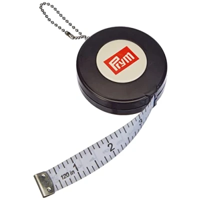 Image of Prym 300 cm/ 120 inch cm/inch Spring Tape Measure Jumbo, White