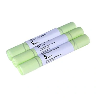 Image of The Caddy Company 5 Litre (5L) Compostable Bin Liners, 75 Bags