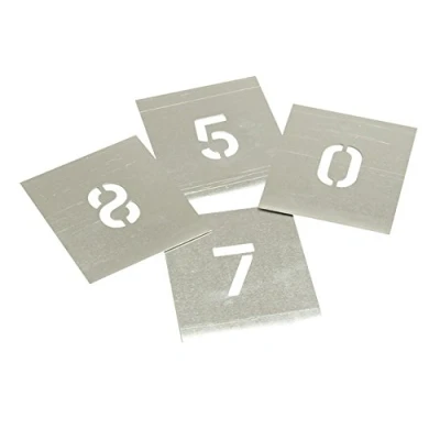 Image of Stencils Set of Zinc Figures 2in