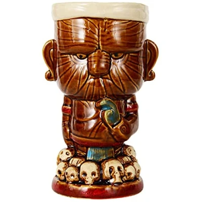 Image of Tiki Mug, Cocktail, Cup, Ceramic Hawaiian Cocktail Cup Funny Crafts Innovative for Bar Kitchen Cafe,A29