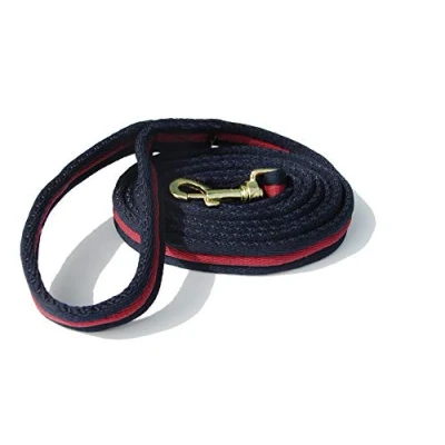 Image of Rhinegold Padded Leadrope,Navy/Burgundy