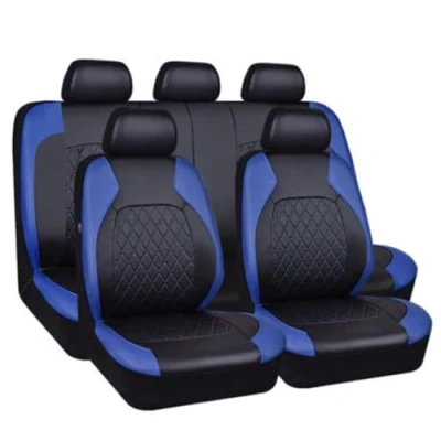 Image of ZAPORA Car Seat Cover Full Sets, for Dacia Sandero Stepway 3.Gen 2.Gen 2012 2023 9 Pcs Set Surround Leather Waterproof NonSlip Front Rear Protectors Interior Accessories,D