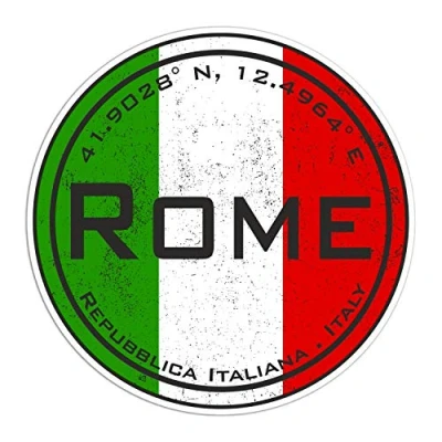 Image of 2 x 10cm Rome Italy Europe Vinyl Stickers Travel Sticker Laptop Luggage #23112 (10cm Wide)