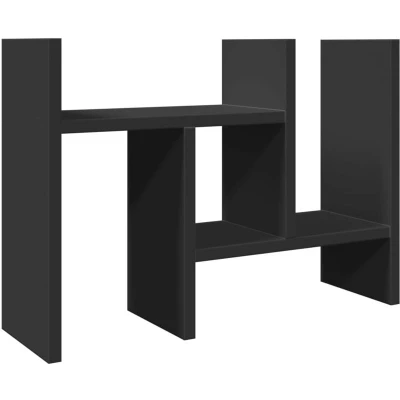 Image of vidaXL Desk Organiser Black 34.5x15.5x35.5 cm Engineered wood