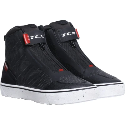 Image of TCX Ikasu 2 WP Women&#039;s Motorcycle Shoes Black / Red 38