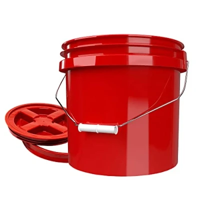 Image of Detailmate Red Bucket Set 3.5 Gal (12 L) + Gamma Seal Lid